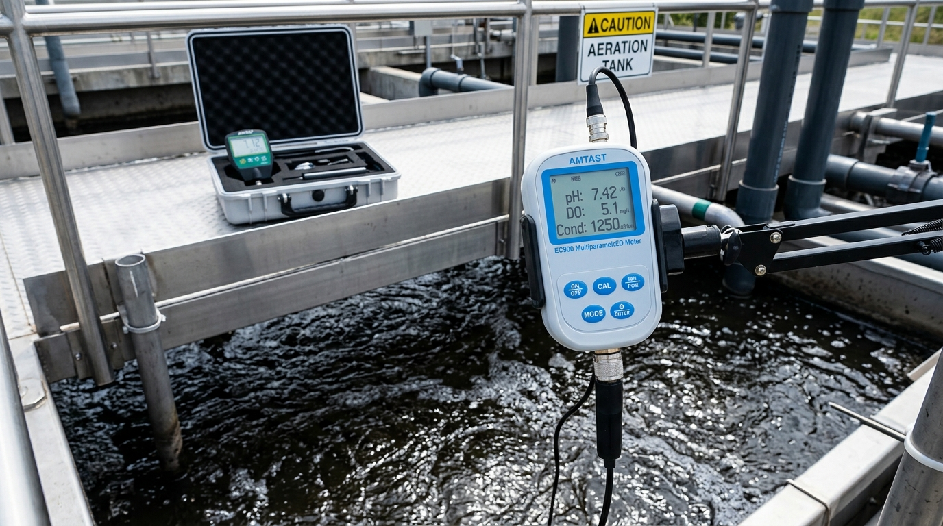 Standardisasi Mutu Air Industri: Navigasi Parameter pH Akurat dan Sensor Multiparameter Portabel 8-In-1