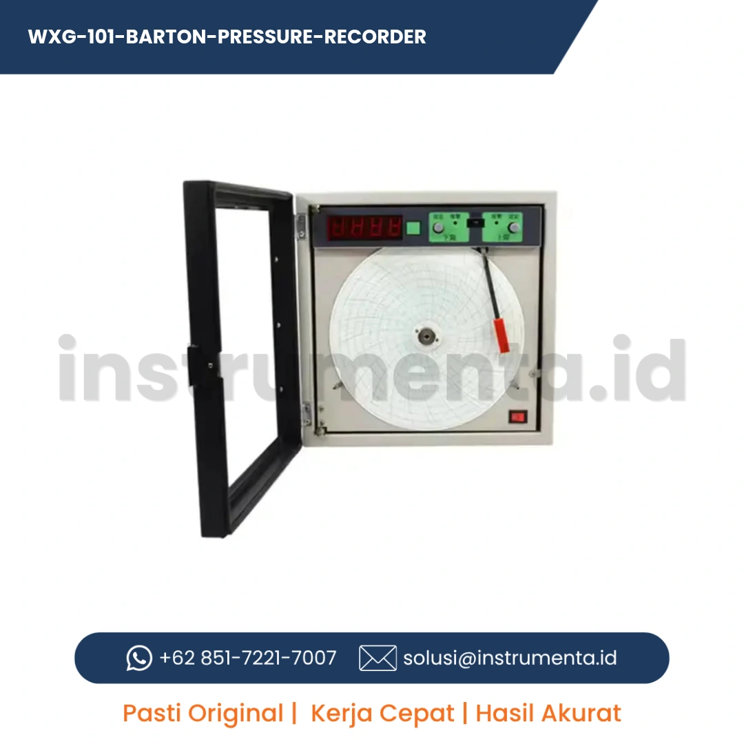 Jual Pressure Chart Recorder Digital Display XWG-101 (Pengganti Tipe Barton) Resmi dan Original