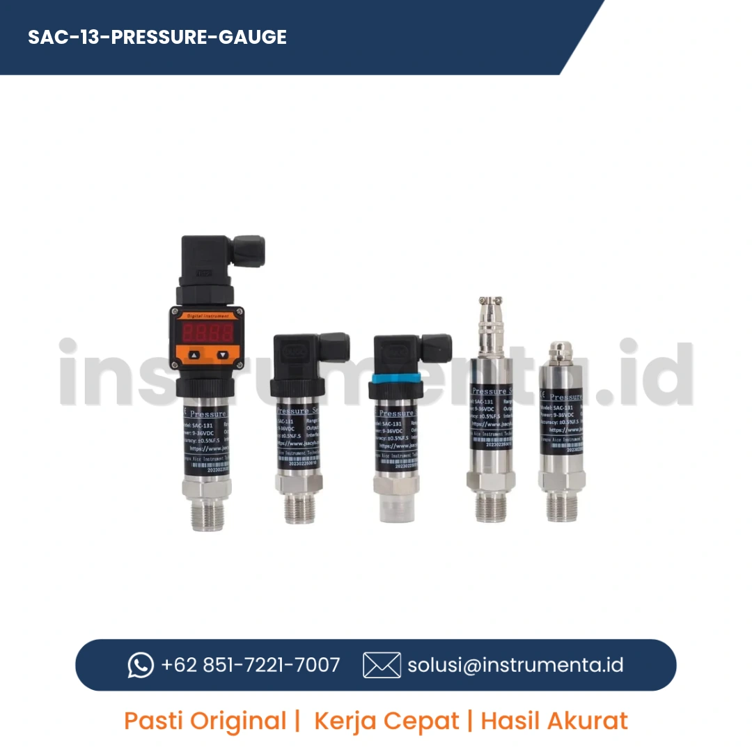 Authorized Silicon Pressure Gauge Pengujian Hydrostatic (-0.1 hingga 60 MPa) SAC-131