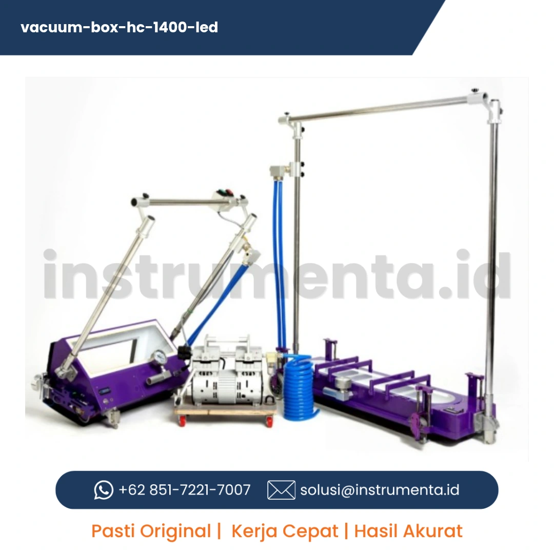 Alat Uji Kebocoran Vakum (Vacuum Box Testing) Las Sudut/Fillet Weld Tangki HC-1400-LED Vacuum Box
