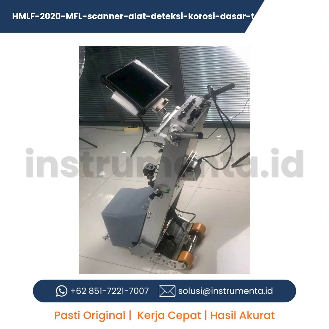 Jual Tank Bottom Plate Magnetic Leakage Scanner HMLF-2020. Dilengkapi 192 MLF & 64 LMA Hall probes untuk deteksi korosi tangki industri migas dengan presisi.