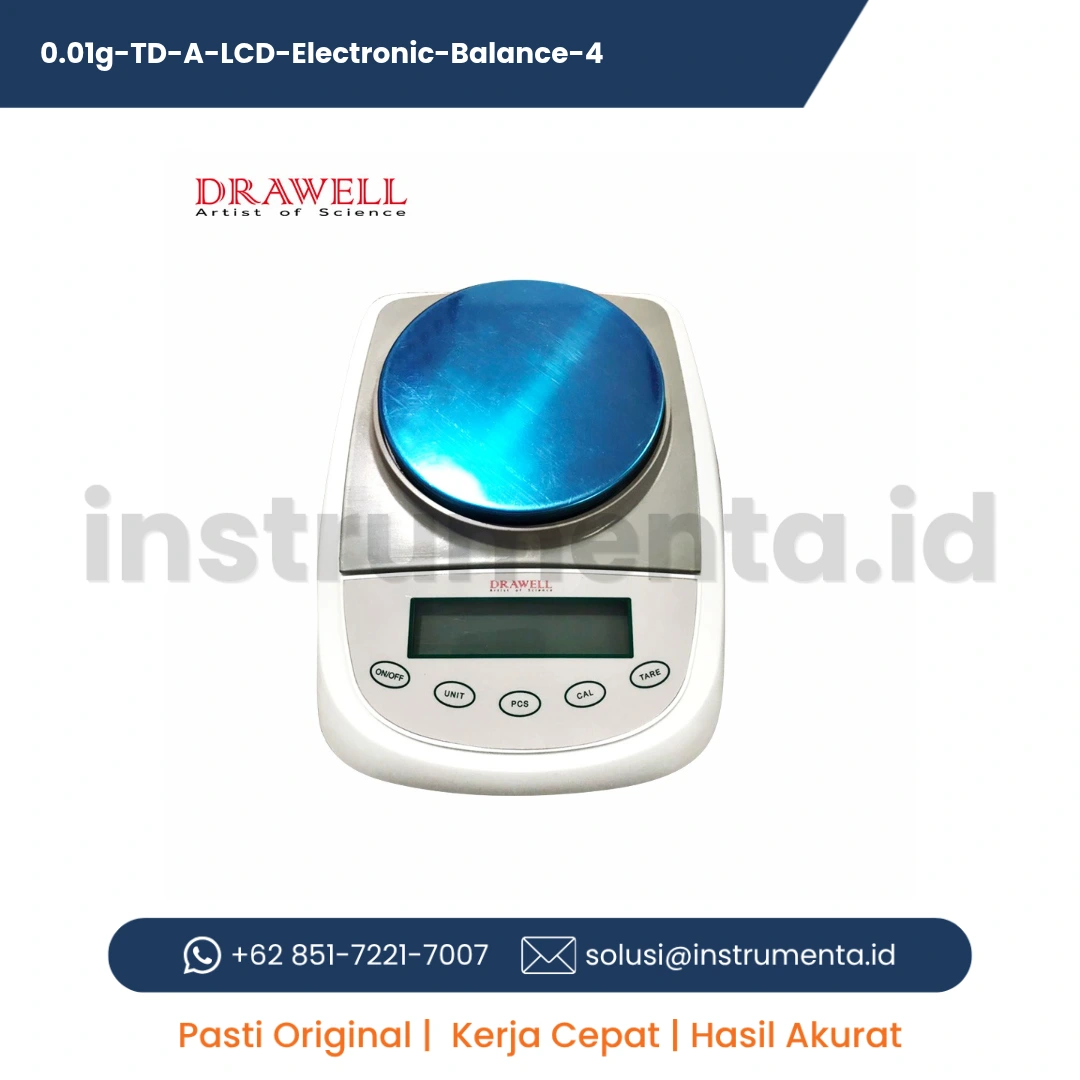 Jual Electronic Balance Drawell TD-A 0.01g Akurasi Tinggi Distributor Resmi Indonesia