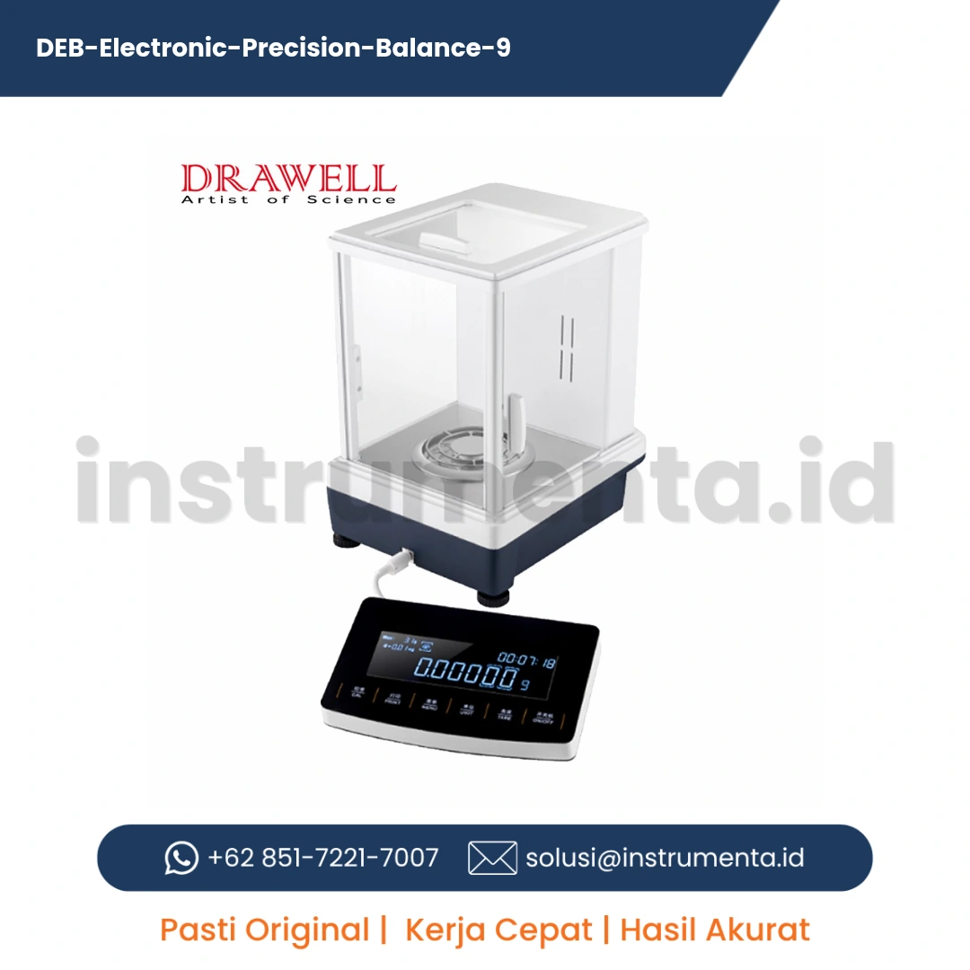 Jual DEB Electronic Precision Balance 1mg Distributor Resmi Timbangan Presisi Laboratorium Ready Stock